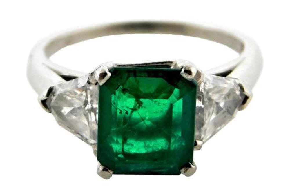 JEWELRY PLATINUM EMERALD AND DIAMOND 31d0c4