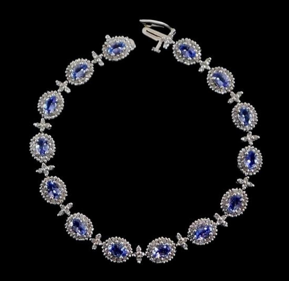 JEWELRY 14K TANZANITE AND DIAMOND 31d0eb