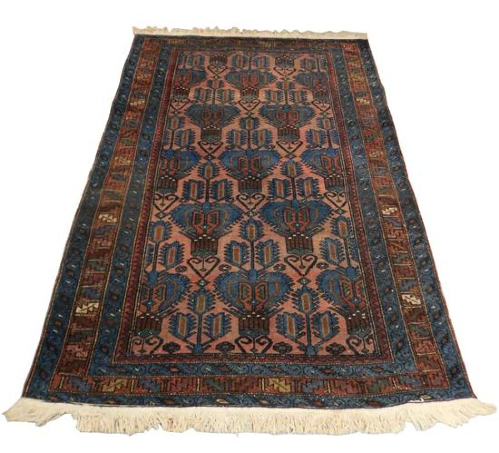 RUG: SEMI-ANTIQUE PERSIAN HAMADAN,