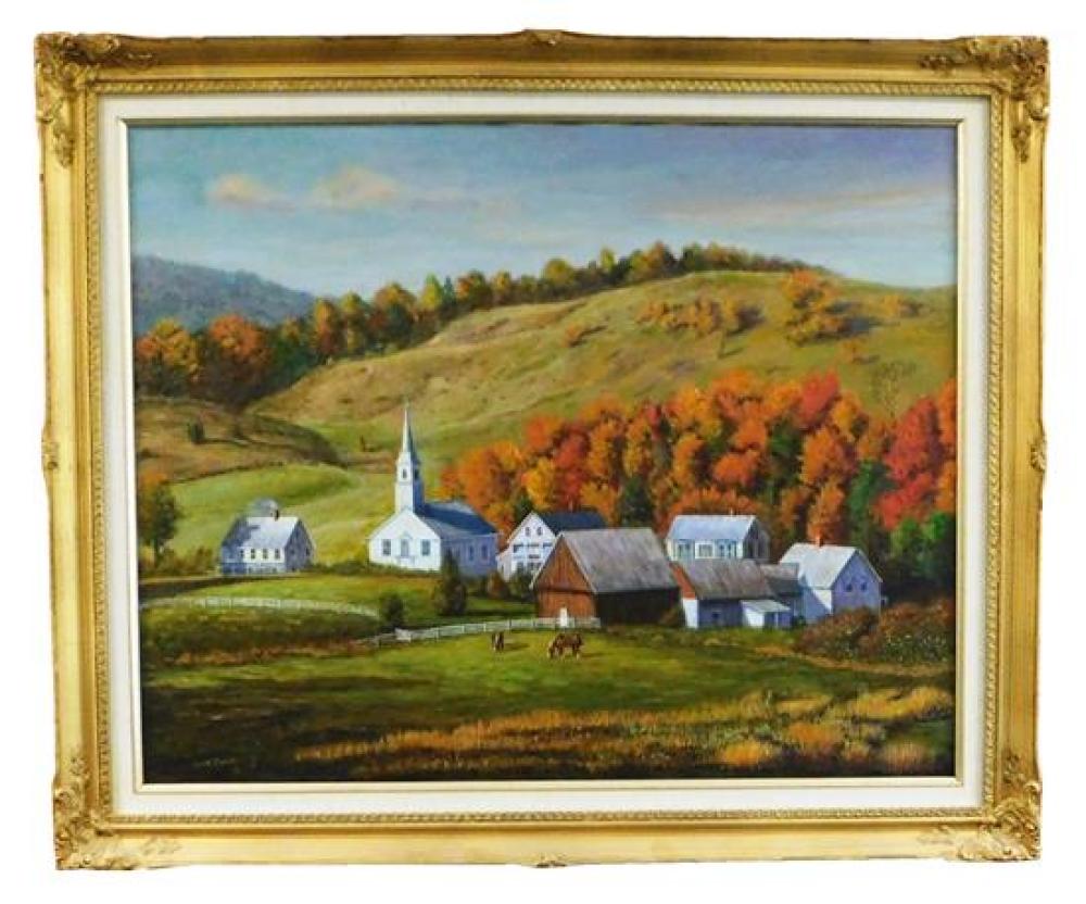 JOHN DEDEN, OIL ON CANVAS, EAST