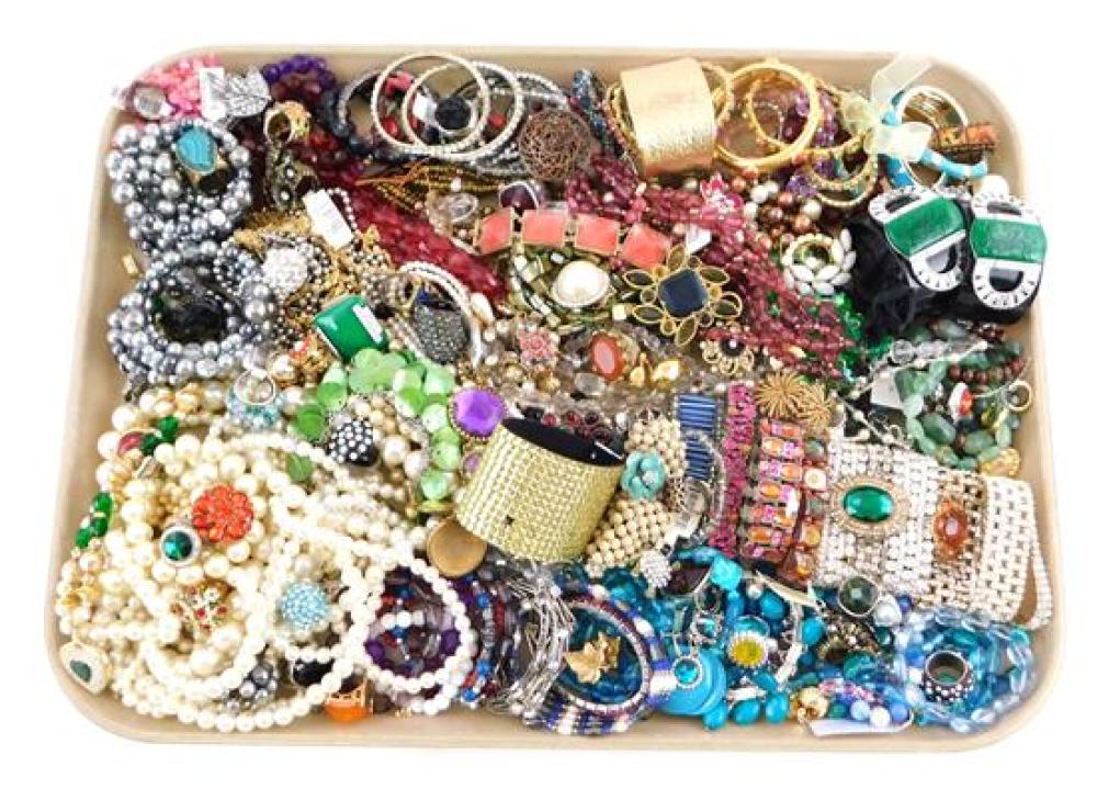 COSTUME JEWELRY: MONET, TRIFARI, ETC.,