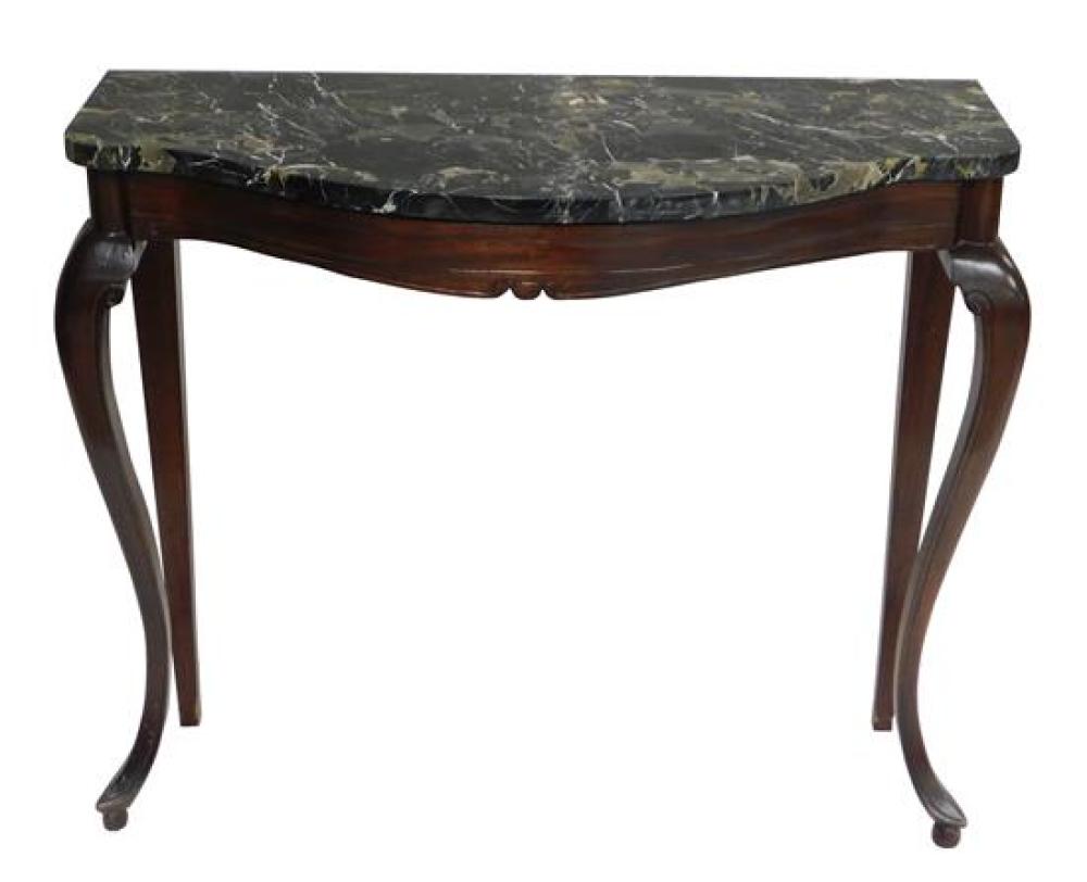 MARBLE TOP CONSOLE TABLE 19TH  31d131