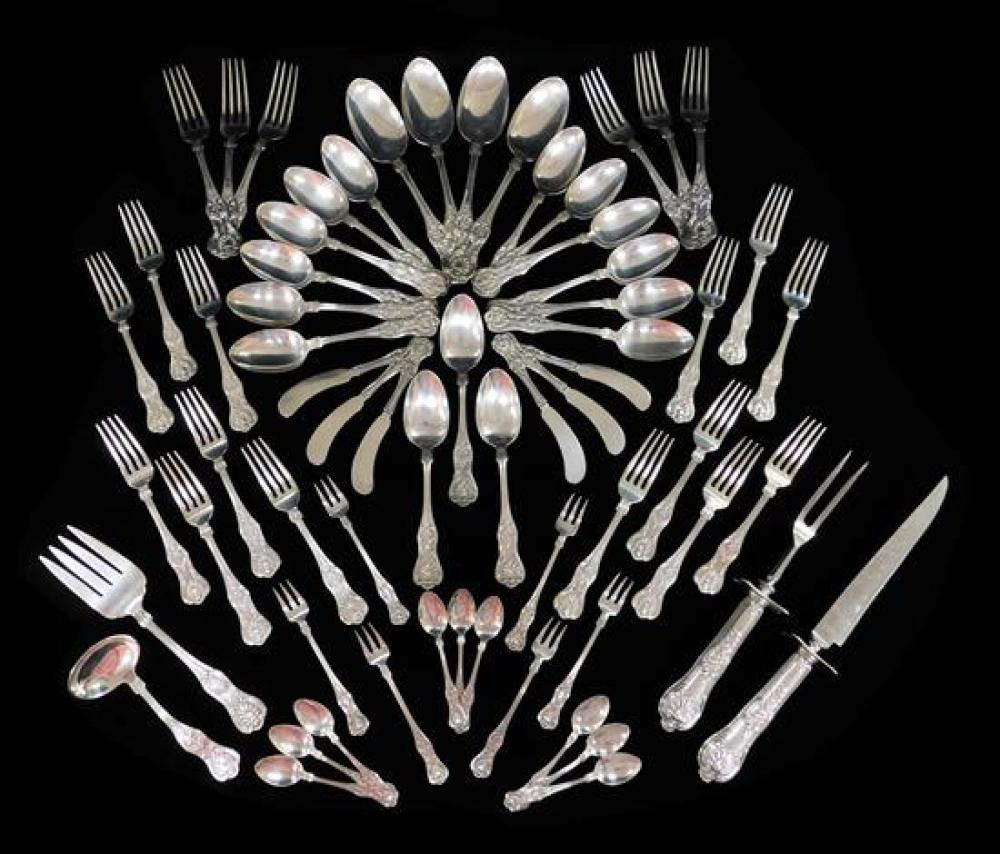 STERLING: "SHELL AND THREAD" FLATWARE