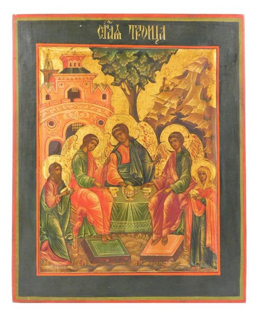 RUSSIAN ICON ON PANEL PROBABLY 31d16e