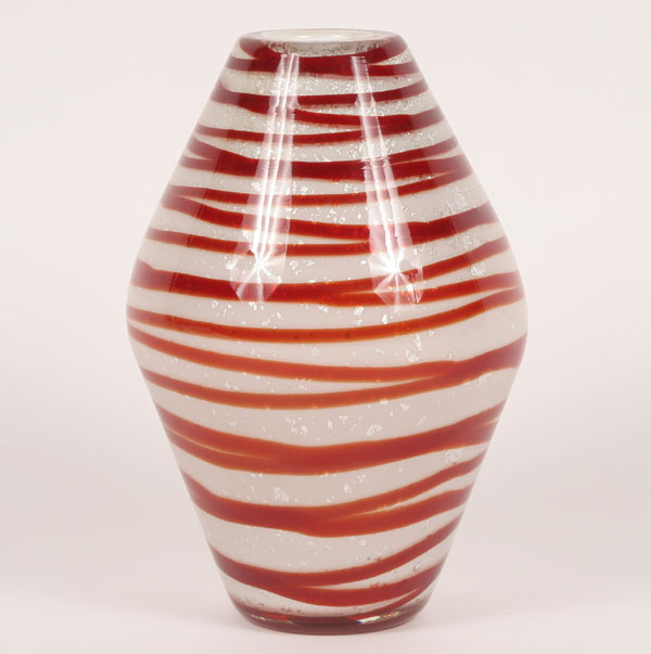 AVEM Murano art glass vase attributed 4fb59