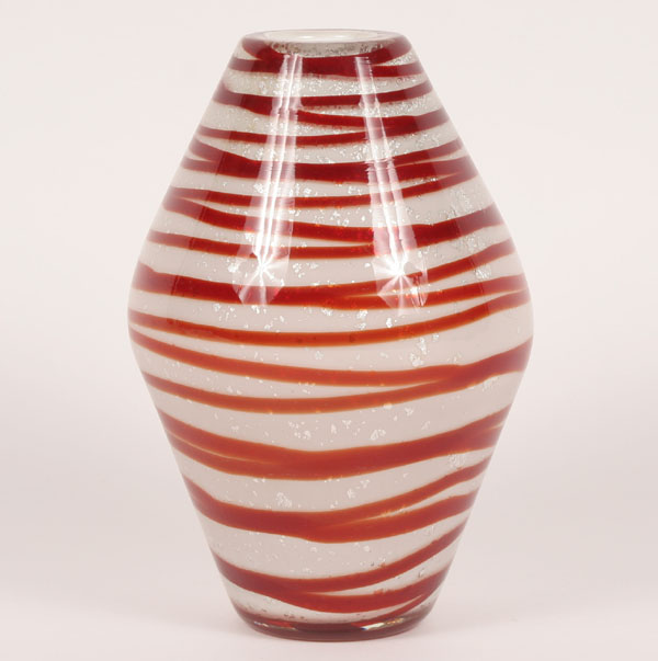 AVEM Murano art glass vase, attributed