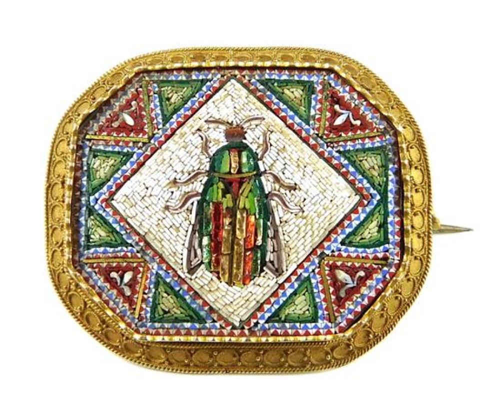 JEWELRY 18K EGYPTIAN REVIVAL SCARAB 31d1a2