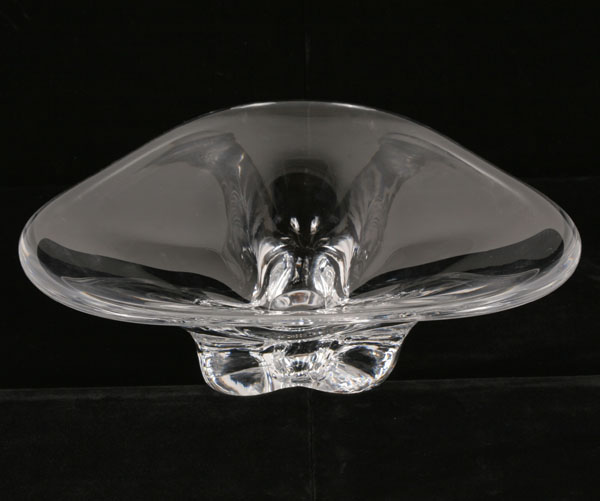 Orrefors clear art glass bowl on 4fb5e