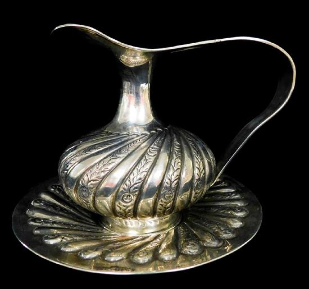 SILVER 900 SILVER REPOUSSE PITCHER 31d1b6