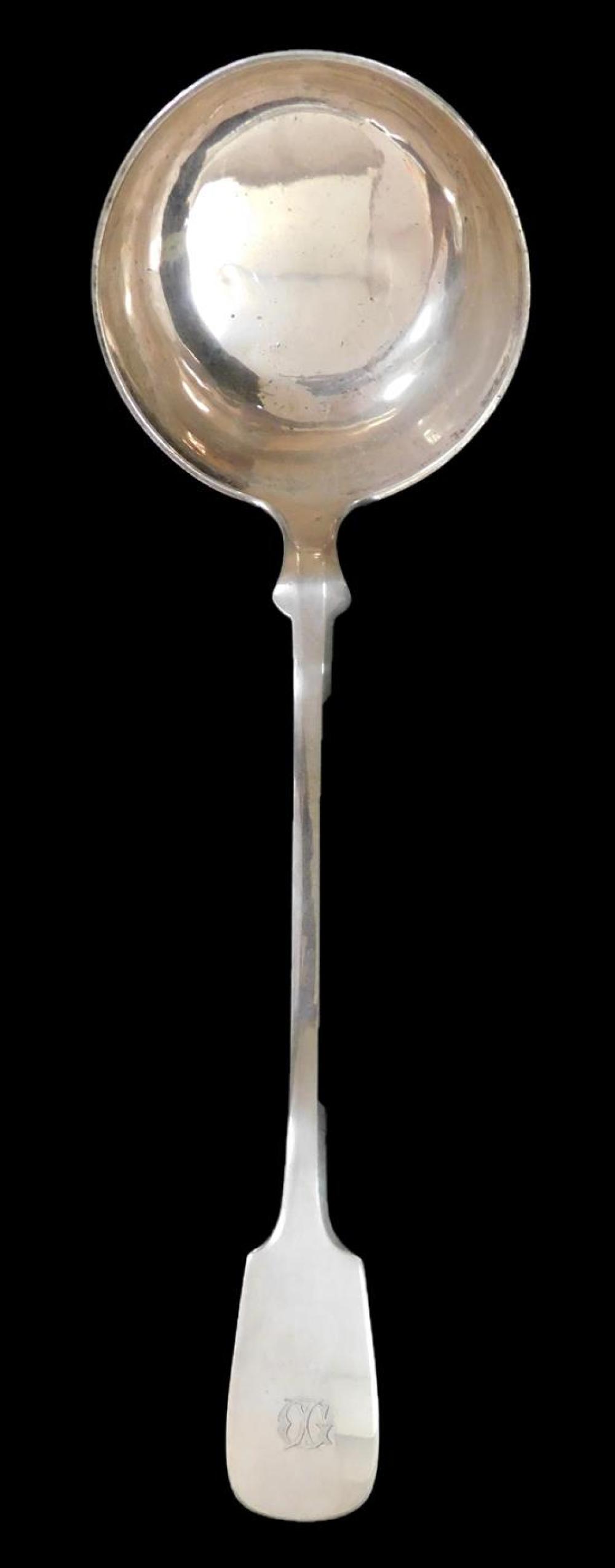 SILVER: LARGE LADLE, AMERICAN,