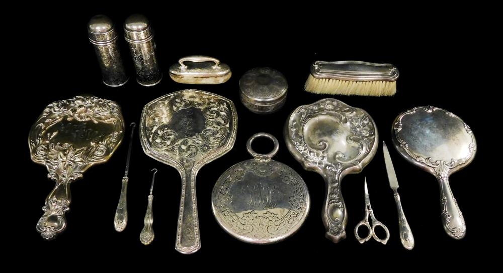 STERLING AN ASSORTMENT OF FOURTEEN 31d28b