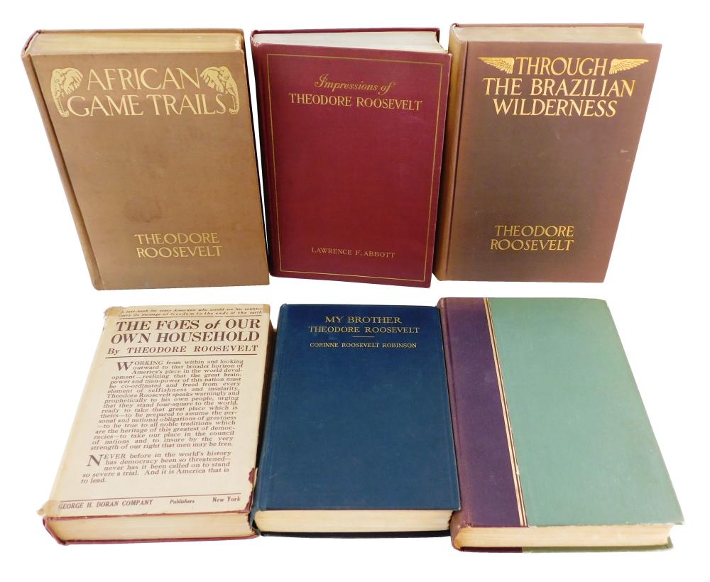 BOOKS: THEODORE ROOSEVELT COLLECTION,