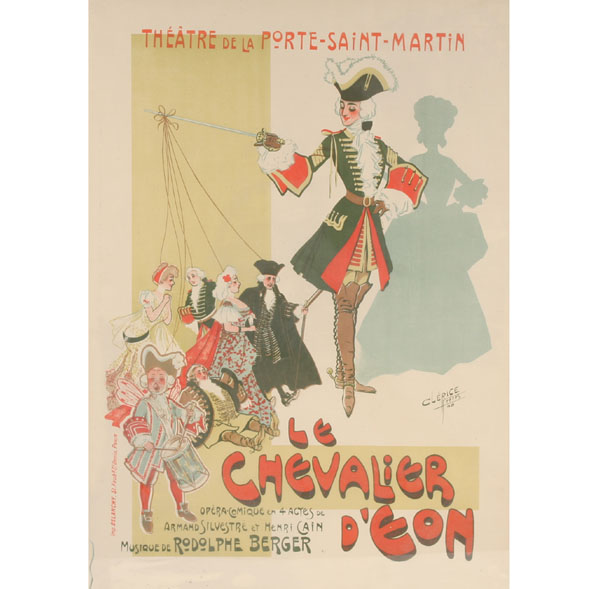 Vintage poster advertising a production