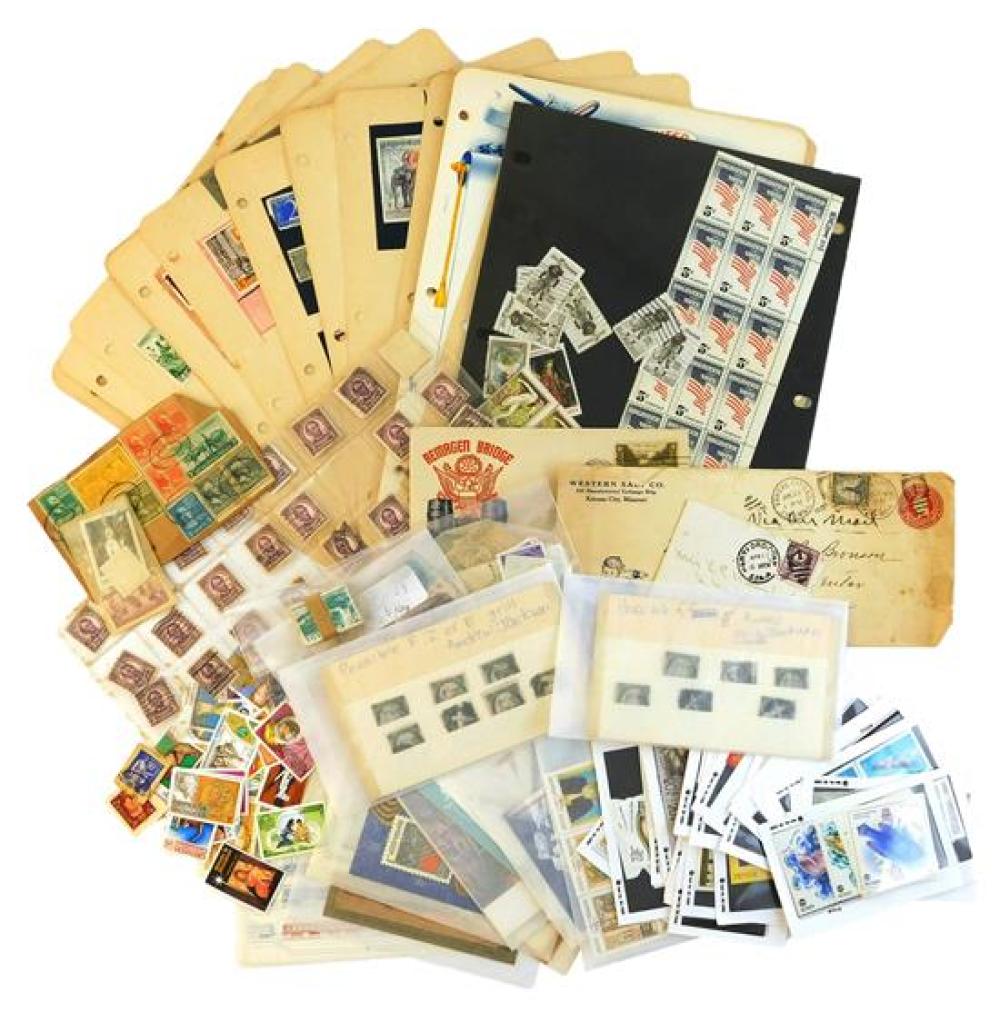 STAMPS: COLLECTION OF STAMPS, MOST