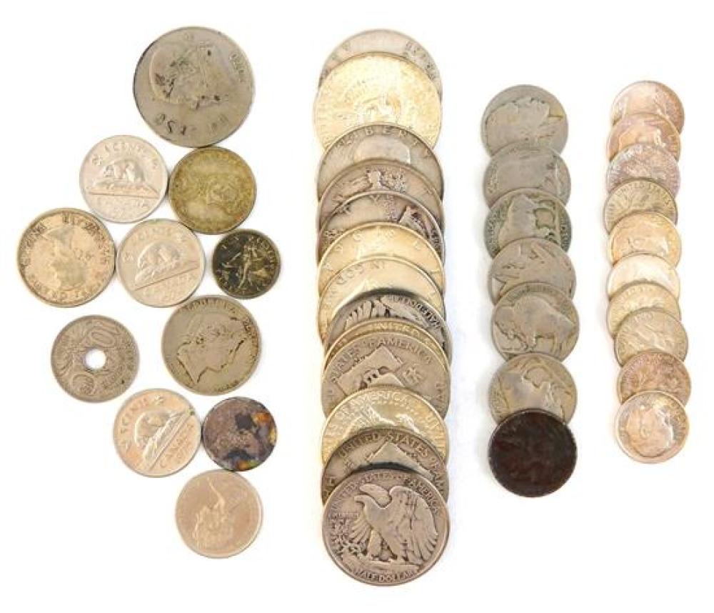 †COINS: LOT OF MISC. COINS INCLUDES: