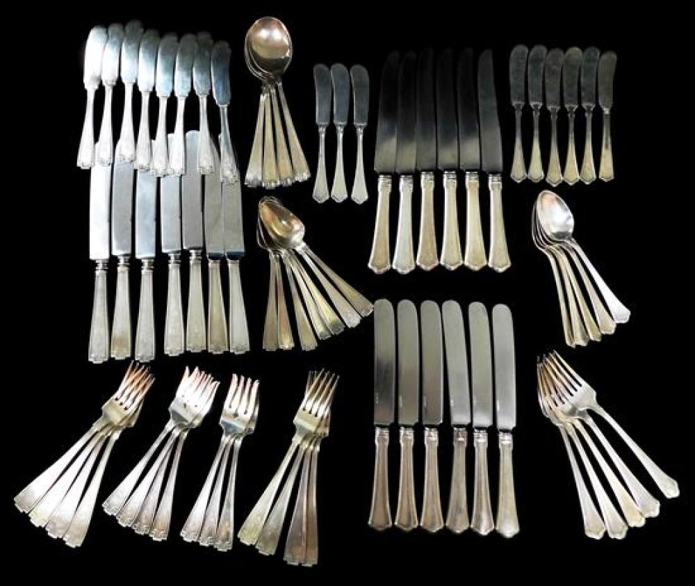 STERLING: TWO PARTIAL FLATWARE SERVICES