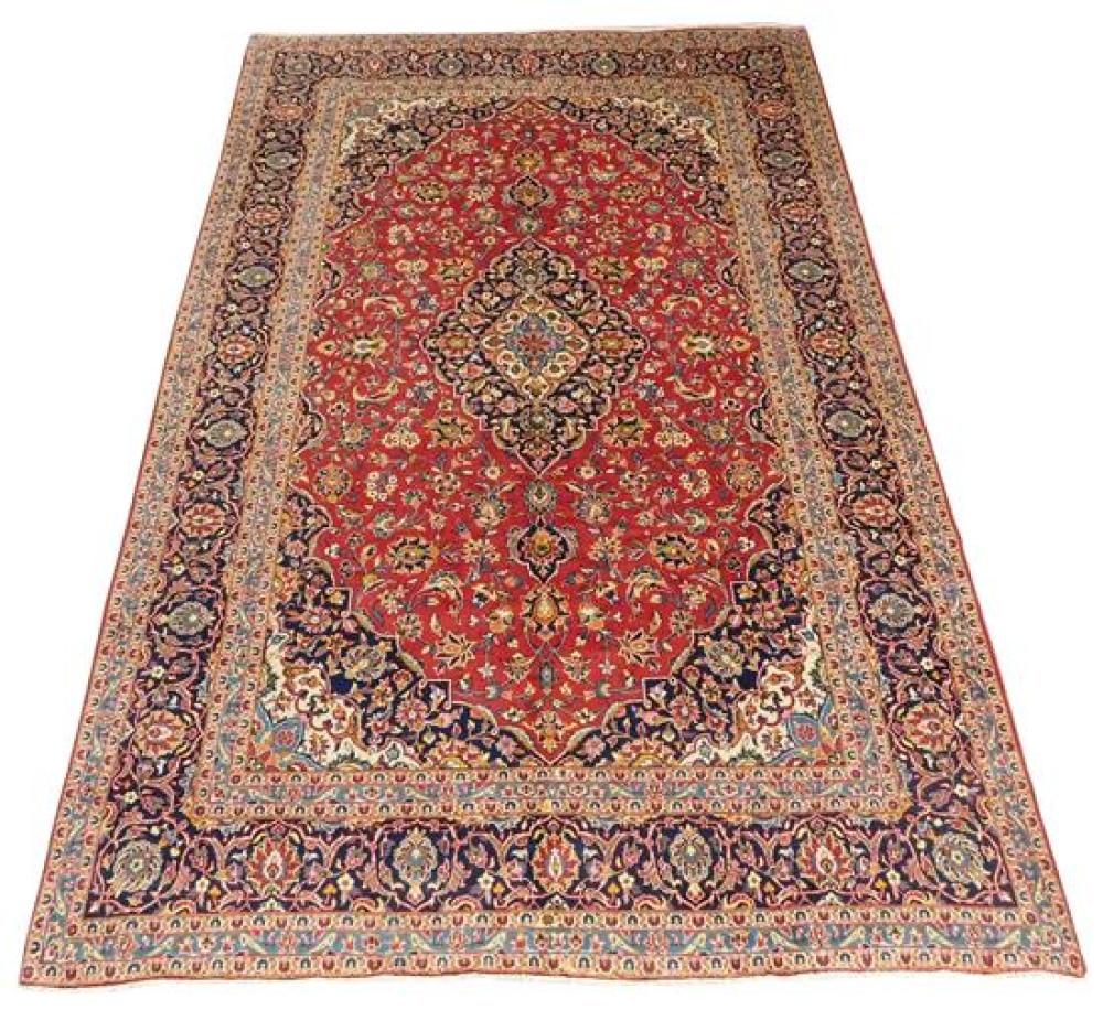 RUG SEMI ANTIQUE PERSIAN KASHAN  31d4b3