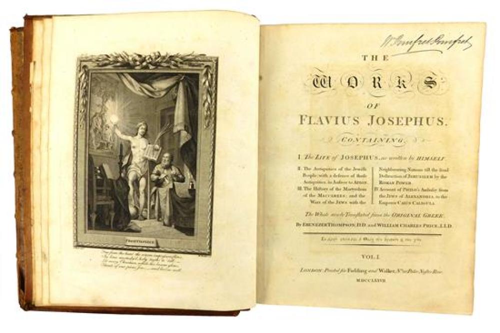 BOOKS: THE WORKS OF FLAVIUS JOSEPHUS,