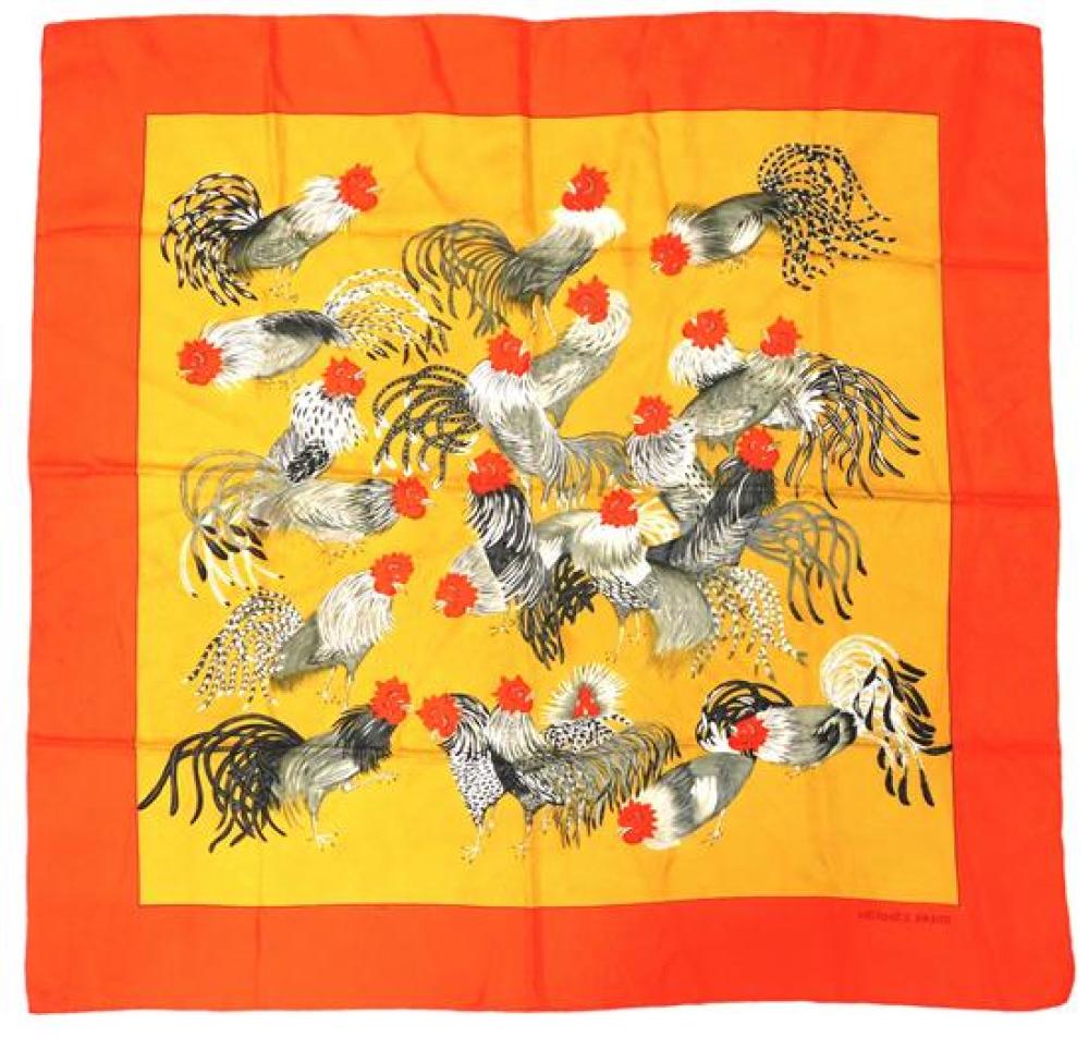 HERM S SILK SCARF MADAME LA TORRE 31d552