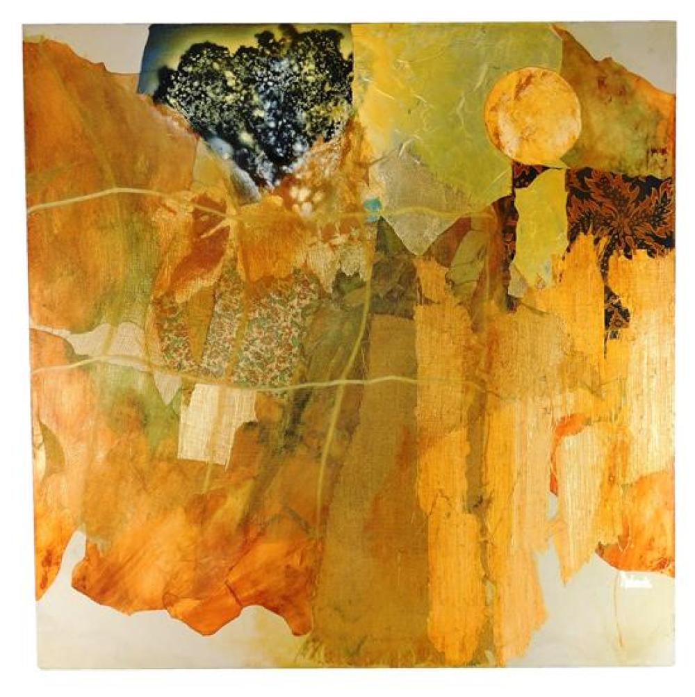 LARGE MODERN ABSTRACT COLLAGE,