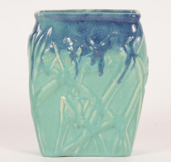 Muncie Art Pottery Katydid vase