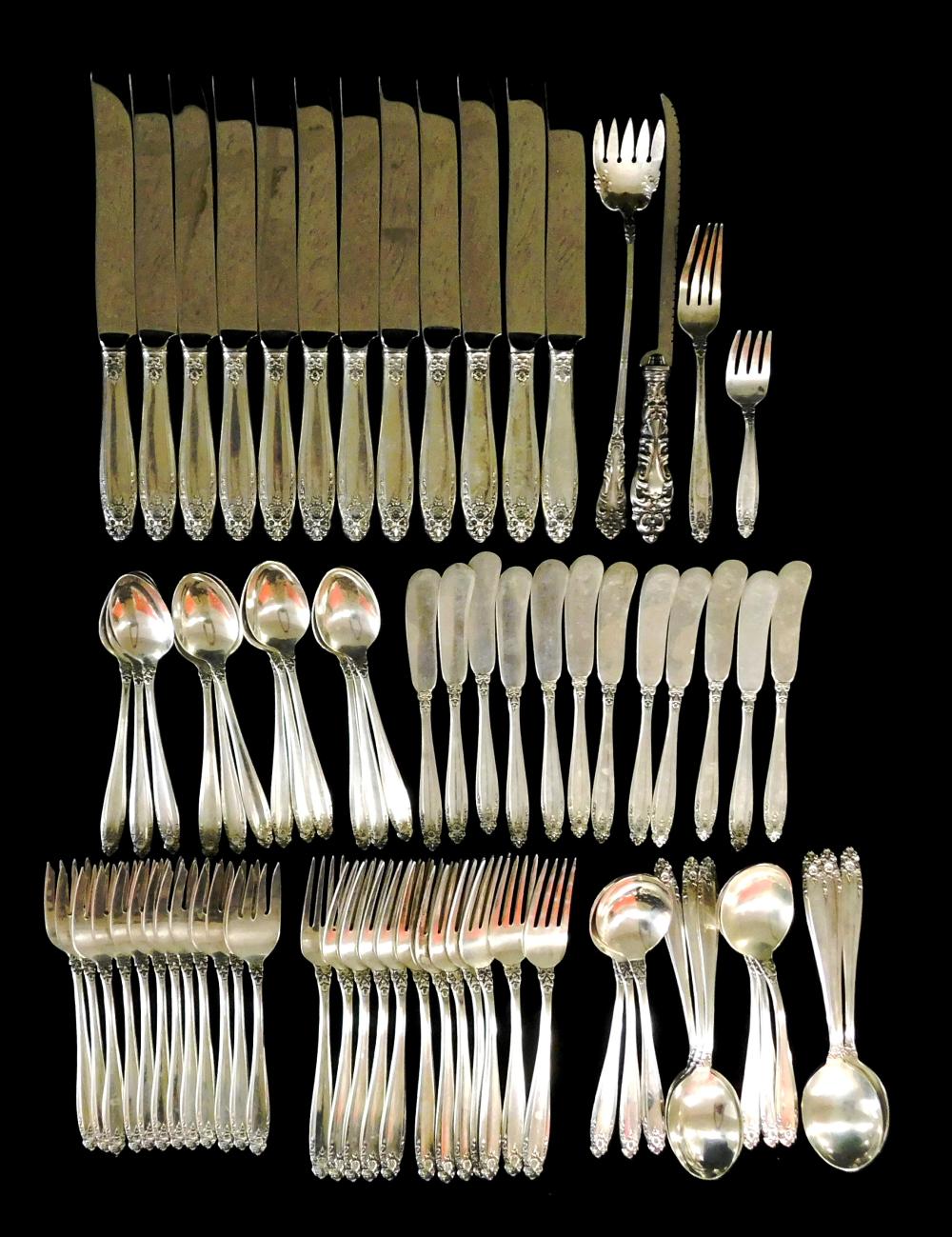 STERLING SILVER FLATWARE BY INTERNATIONAL  31d6b0