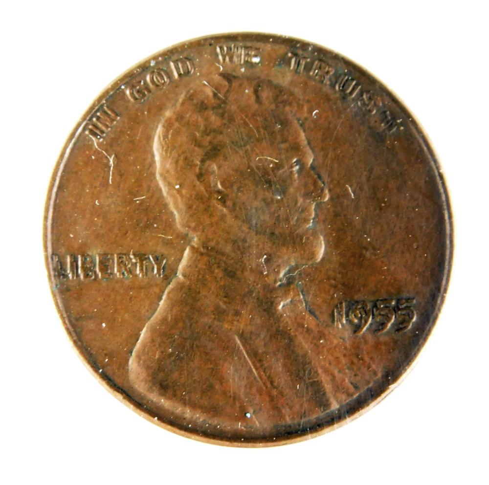 COINS 1955 DOUBLED DIE OBVERSE 31d6e0