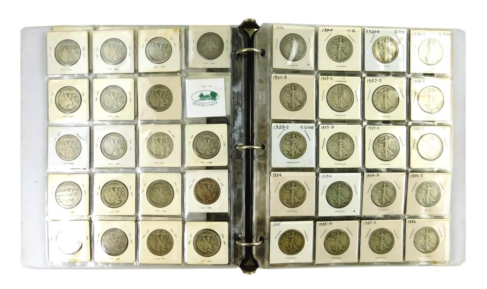 COINS HALF DOLLAR BINDER LOT  31d6e8