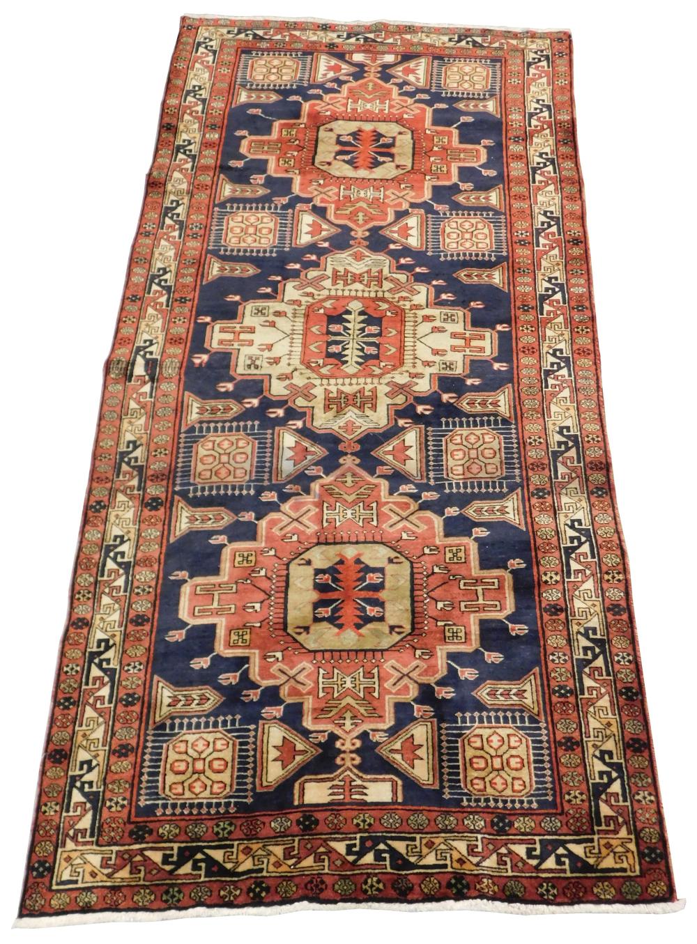 RUG: SEMI-ANTIQUE AZERBAIJAN CAUCASIAN,