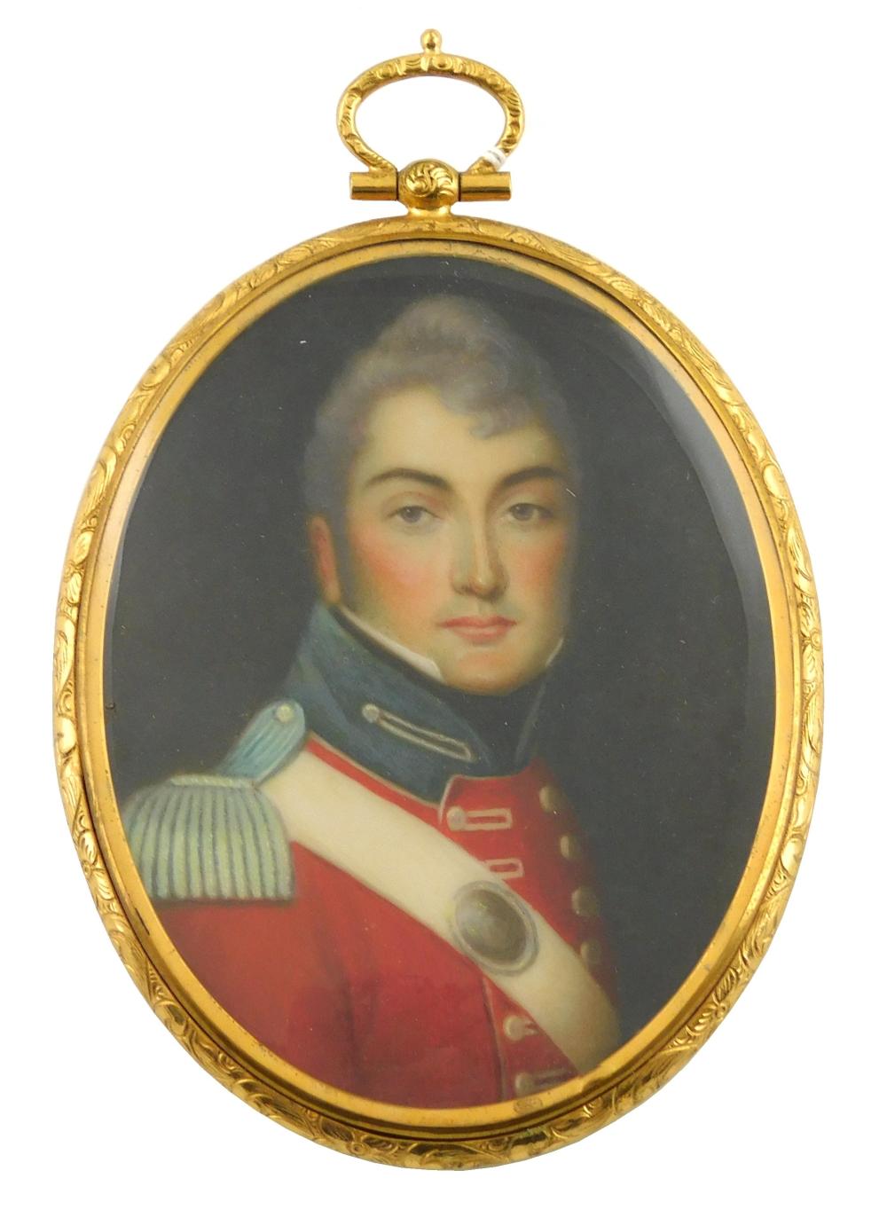 MINIATURE: MILITARY MAN, DEPICTING ENGLISH