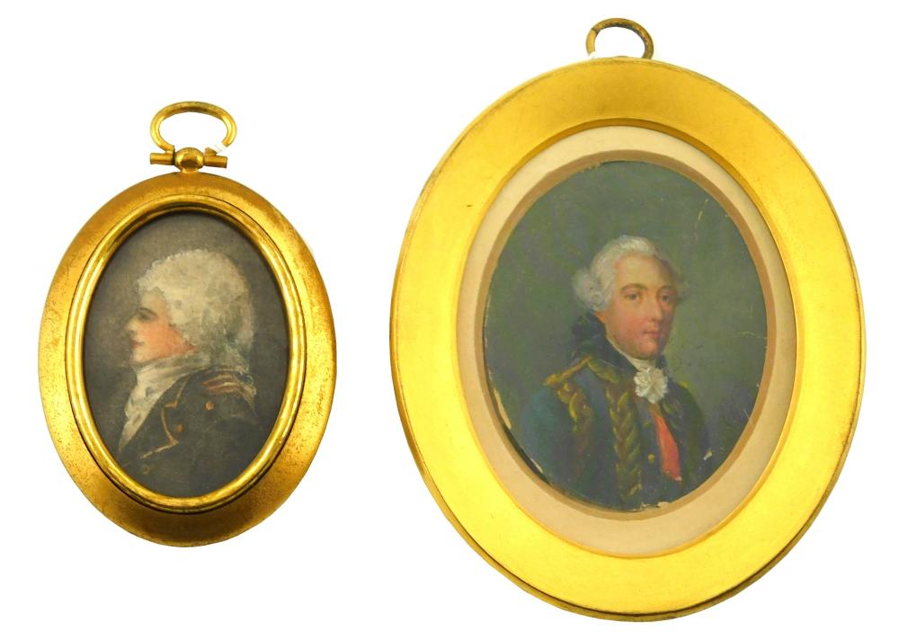 MINIATURES TWO MILITARY GENTLEMEN  31d79d