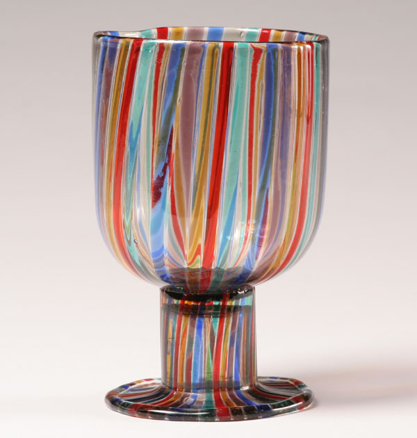 Venini e C a Canne glass chalice  4fbf9