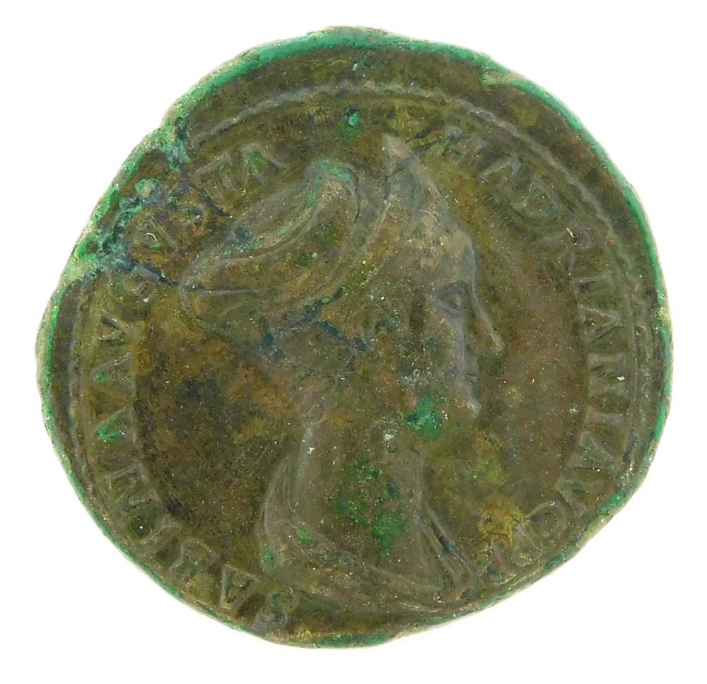 COIN ANCIENT ROME 128 136 AD 31d7f0