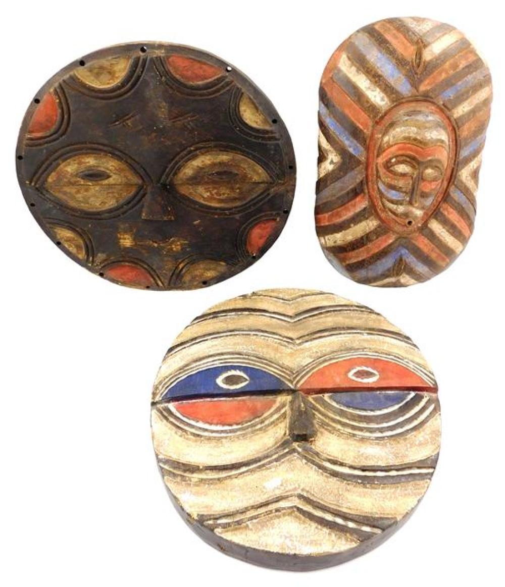 TRIBAL: TWO TEKE STYLE MASKS AND