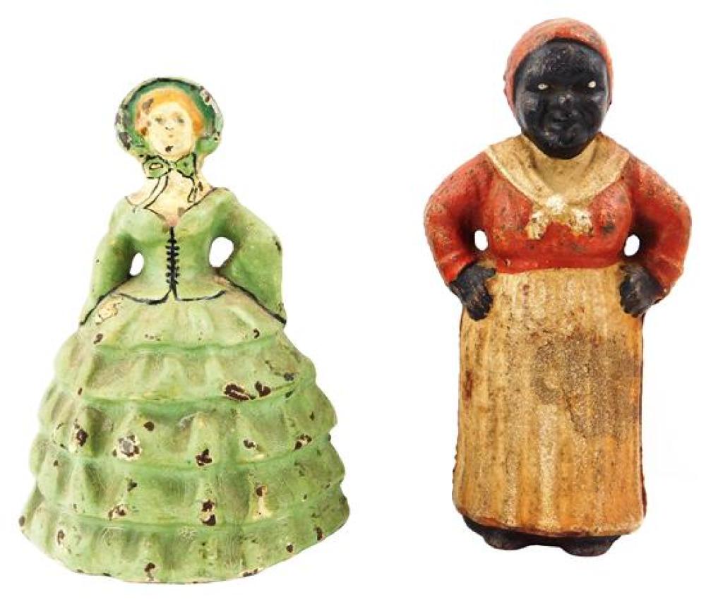 TWO CAST IRON FIGURAL PIECES WITH 31d941