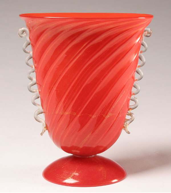 Seguso Vetri d Arte vase designed 4fc21