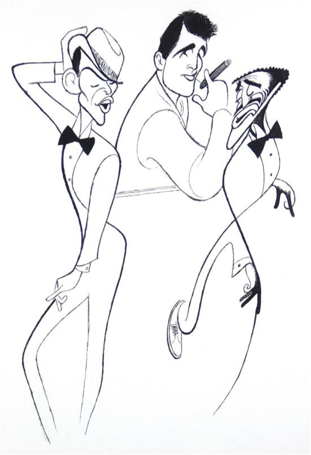 AL HIRSCHFELD (AMERICAN, 1903-2003),