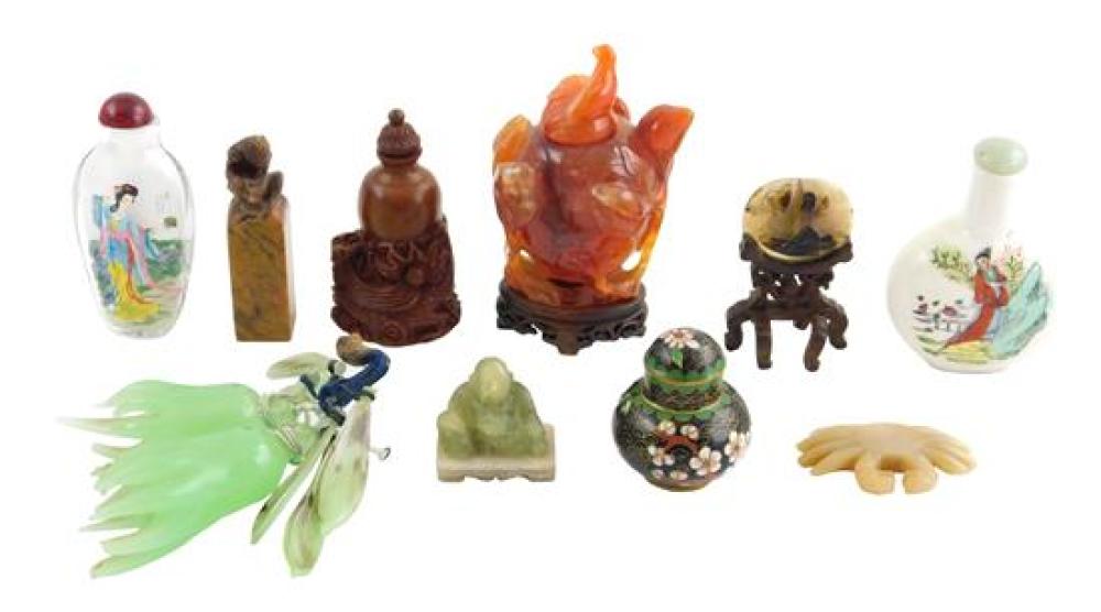 ASIAN: TEN PIECES OF HARDSTONE,