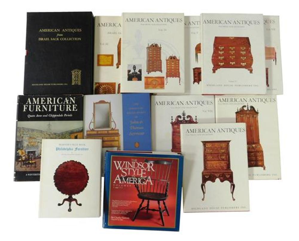 BOOKS: VOLUMES 1-10 AMERICAN ANTIQUES