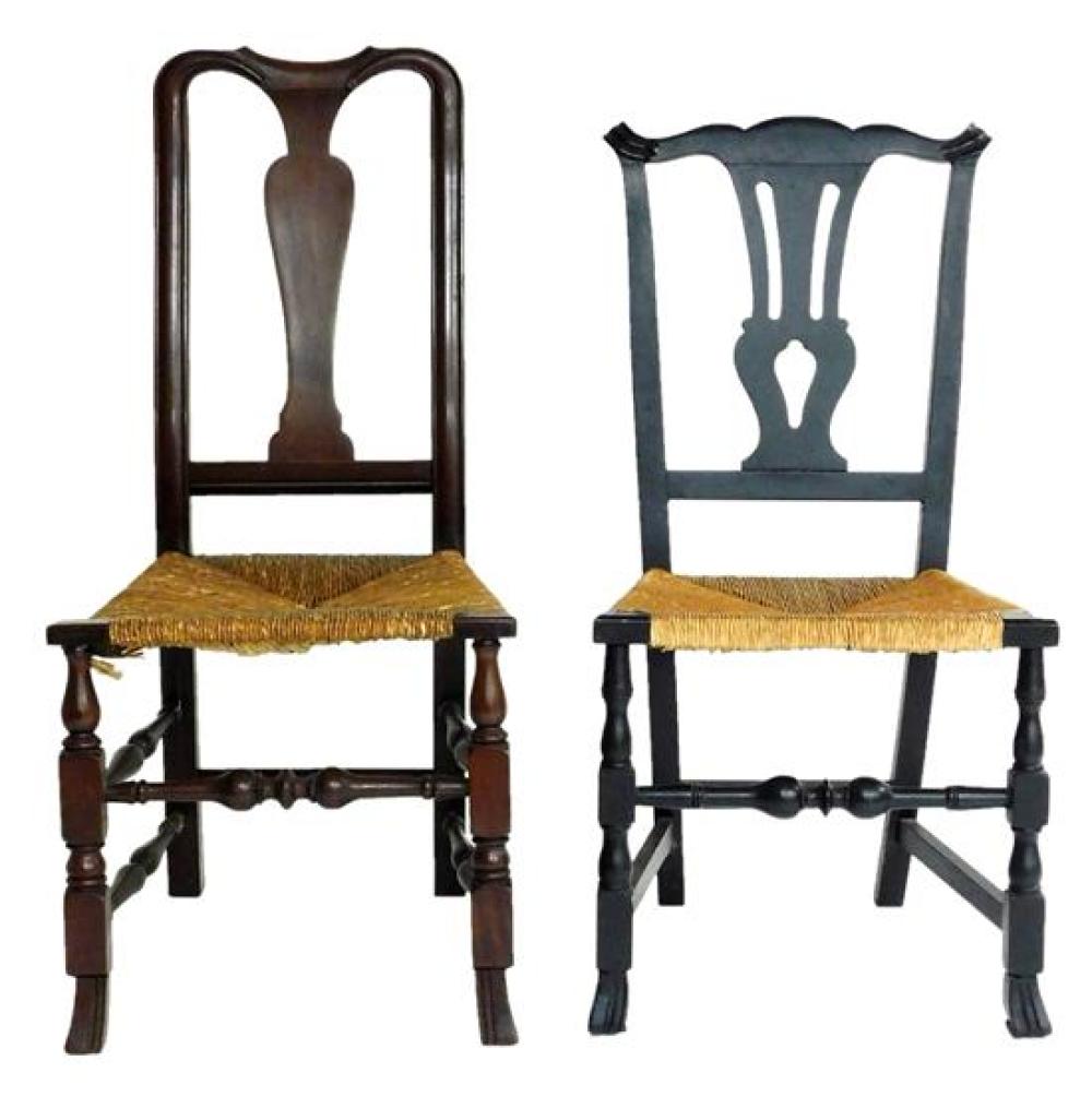TWO FINELY CRAFTED 18TH C FORM 31da13
