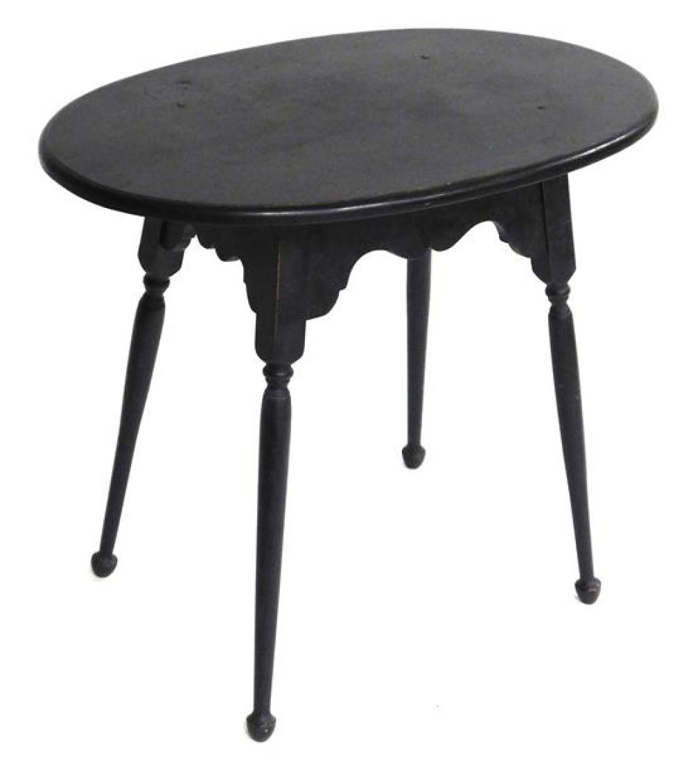 REPRODUCTION OVAL TOP TAVERN TABLE 31da42