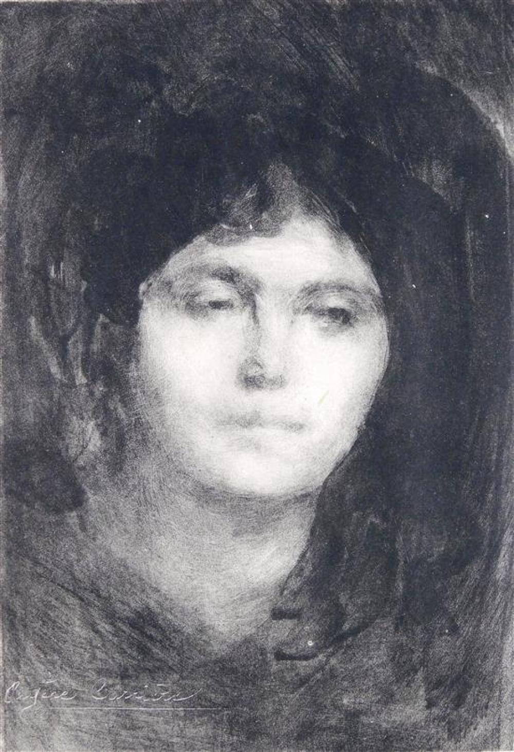 EUGèNE CARRIèRE (FRANCE) 1849-1906.