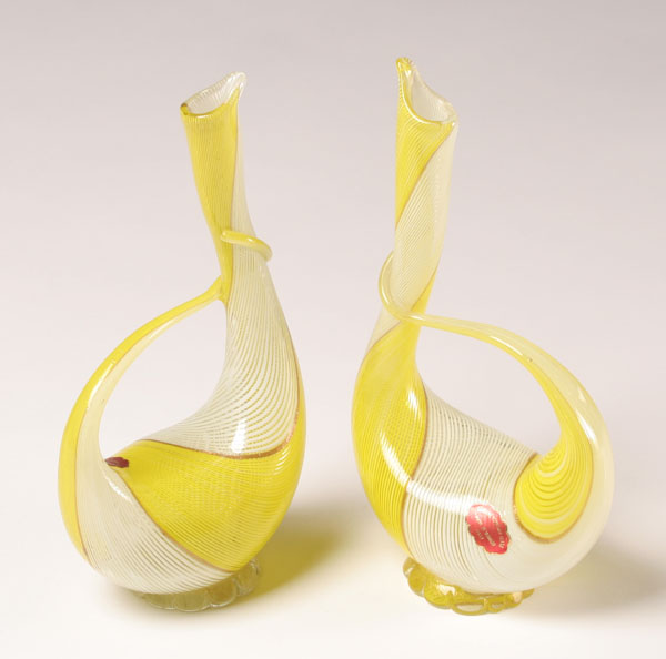 Aureliano Toso Filigrana vases  4fc42