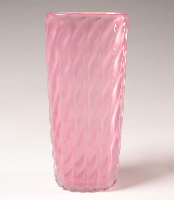 Aureliano Toso Diamante vase Pink 4fc43