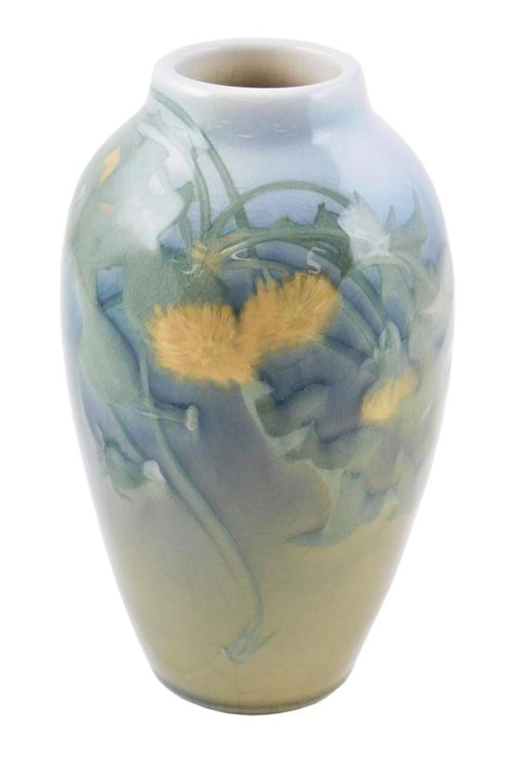 ROOKWOOD VASE WITH DANDELIONS  31db63