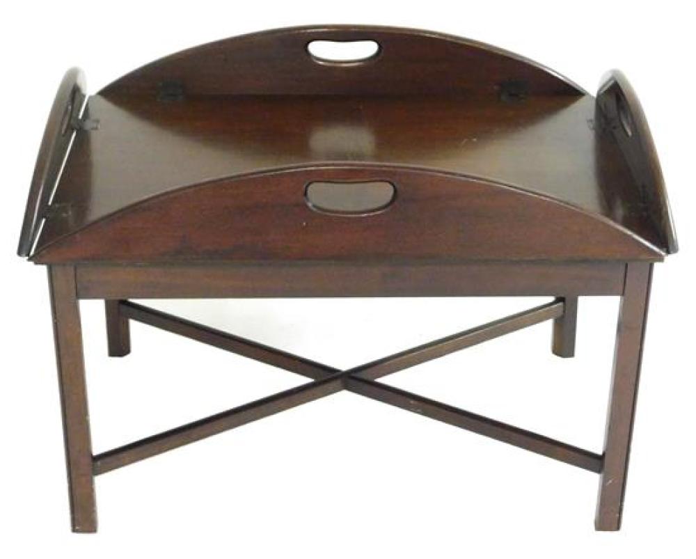 BUTLERS TRAY TABLE, CHIPPENDALE STYLE,