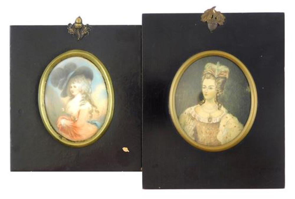 MINIATURE: TWO MINIATURES OF ELABORATELY