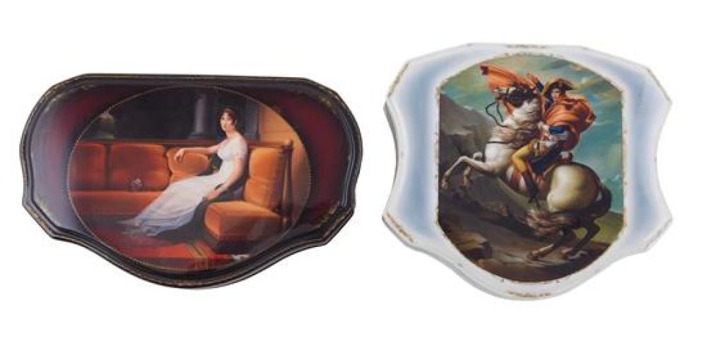 RUSSIAN HAND-PAINTED LACQUER BOXES,