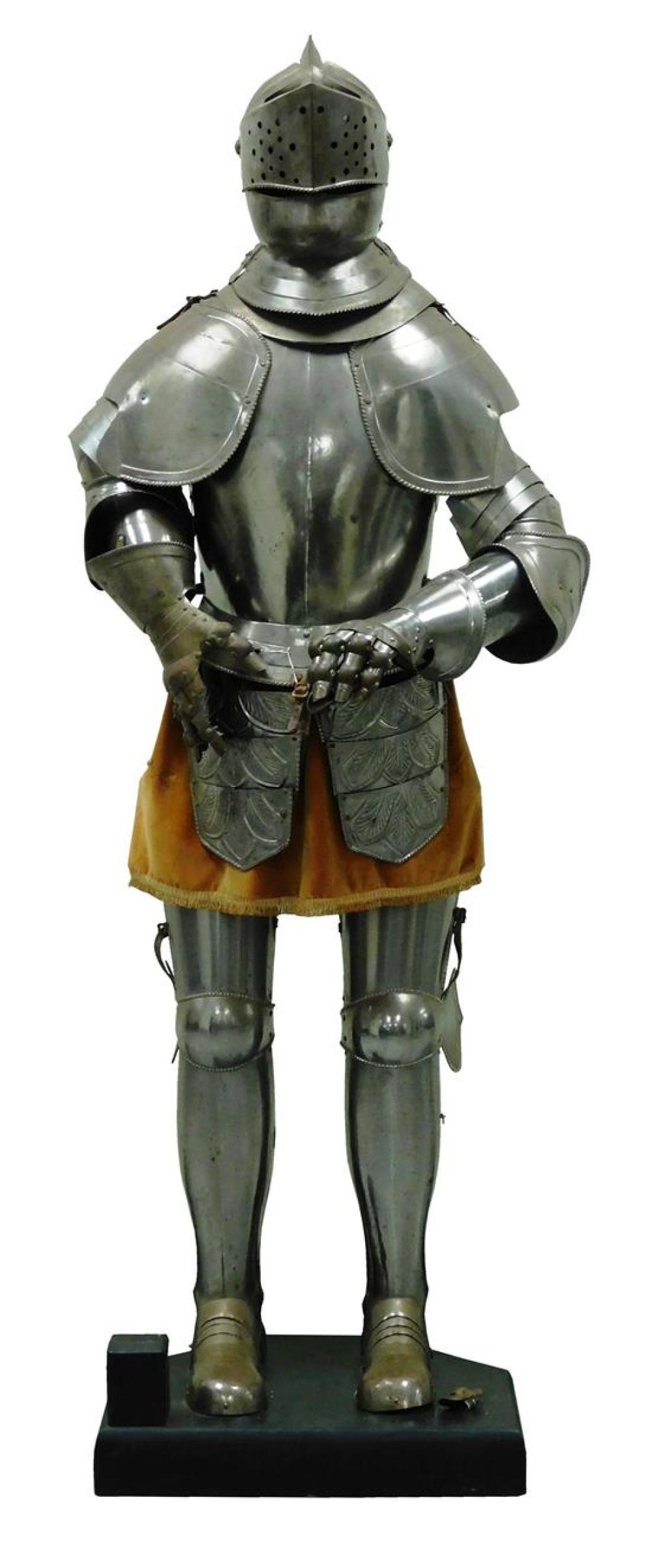 SUIT OF ARMOR, SEVILLE, SPAIN, C. 1960S,