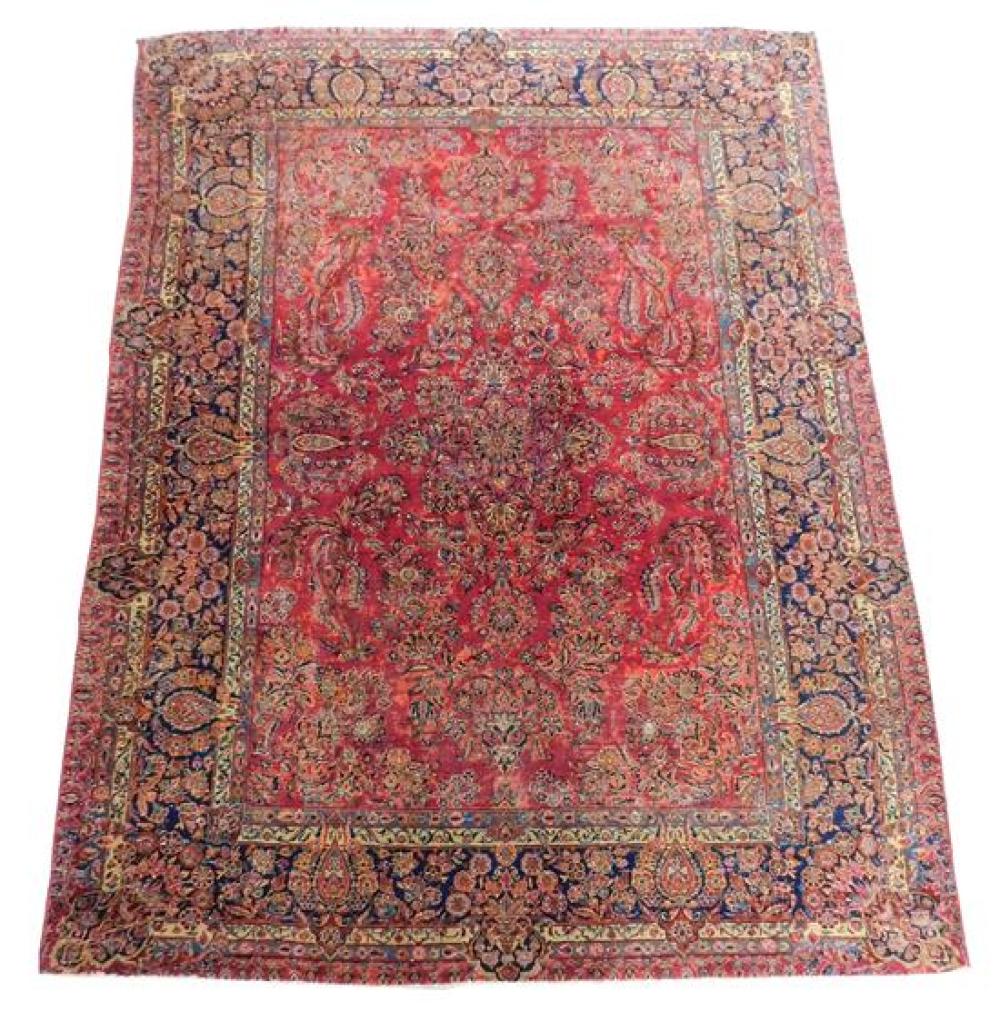 RUG ANTIQUE PERSIAN SAROUK KASHAN  31dbdb